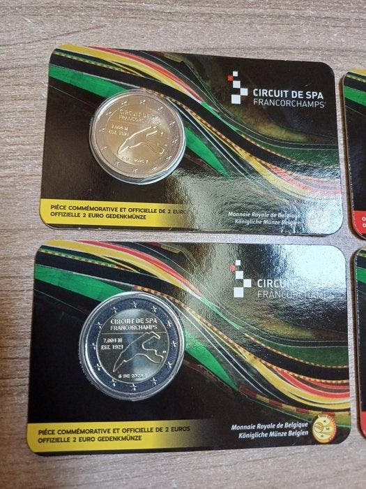 België. 2 Euro 2025 Circuit de Spa Francorchamps (4 coins), Timbres & Monnaies, Monnaies | Europe | Monnaies non-euro