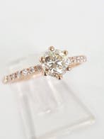 Bague de fiançailles - 14 carats Or rose - 0.82ct. tw.