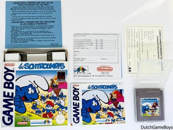 Gameboy Classic - Les Schtroumpfs + Poster & Reg. Card - FAH, Verzenden