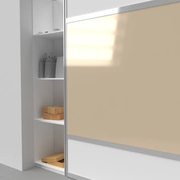 Lacobel light beige 6 mm (onafgewerkt), Verzenden