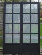 steellook aluminium terrasraam , raam 140 x 200 zwart 9005, 75 tot 150 cm, Deurkozijn, Ophalen of Verzenden, 150 tot 225 cm