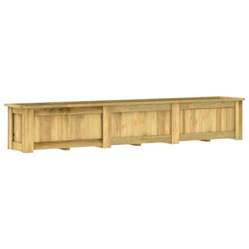 vidaXL Plantenbak verhoogd 291x50x50 cm geïmpregneerd, Verzenden