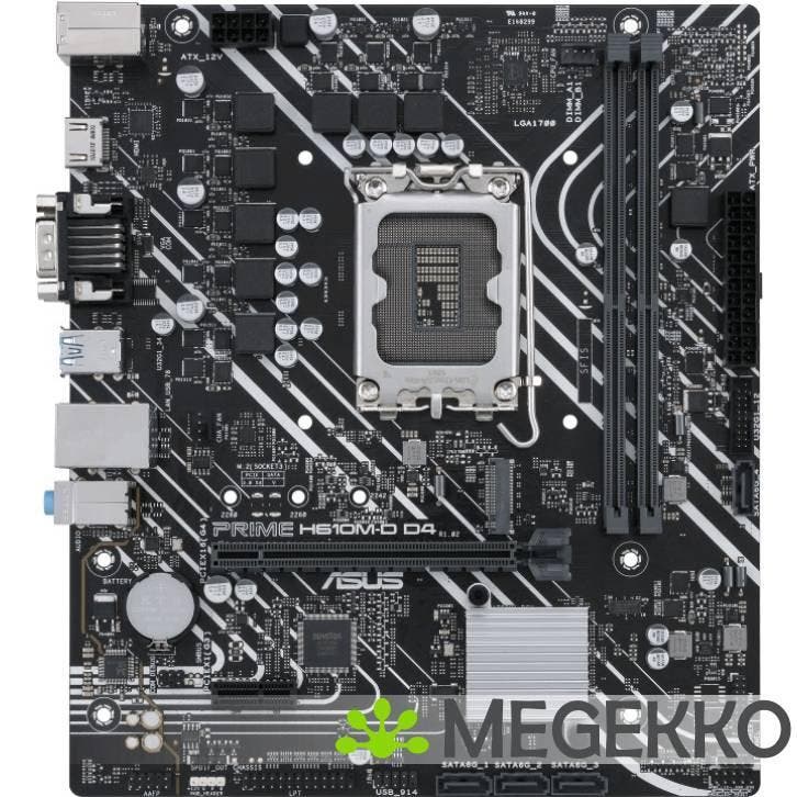 ASUS PRIME H610M-D D4, Computers en Software, Moederborden, Nieuw, Verzenden