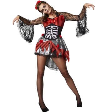 2dekans | TecTake Halloween Danseres Kostuum Dames - L -, Vêtements | Hommes, Vêtements de mariage & Accessoires de mariage, Ophalen of Verzenden