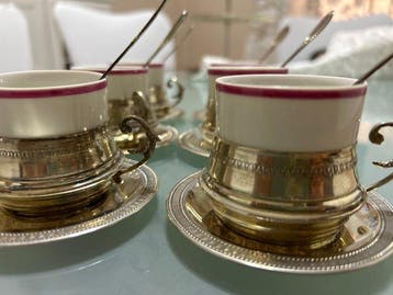Koffieservies (18) - .800 zilver