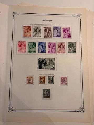 België 1941/1946 - Complete collectie 1941 tot en met 1946, Gestempeld