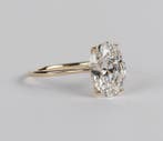 Zonder minimumprijs - Ring - 14 karaat Geel goud - 4.01ct.