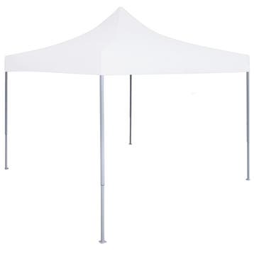 vidaXL Partytent professioneel inklapbaar 2x2 m staal wit, Tuin en Terras, Partytenten, Verzenden, Nieuw
