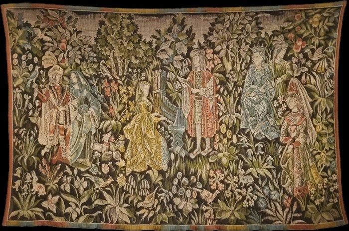 Vorwerk - Bijbels wandtapijt - 130 cm - 208 cm - Gobelin, Antiquités & Art, Antiquités | Autres Antiquités