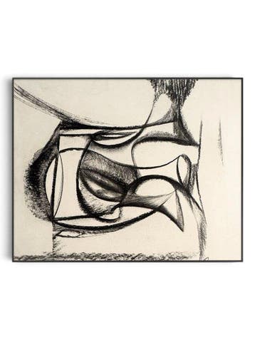 Silvin Bronkart (1915-1967) - Fusain nr15 – Grande, Antiquités & Art