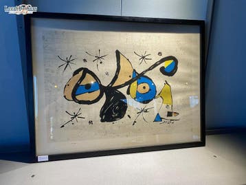 Joan Miro Kleurenlithografie, Ophalen of Verzenden, Zo goed als nieuw, Overige typen