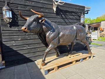 Beeld, XXL Bull 270cm - 162.5 cm - Brons - 2026