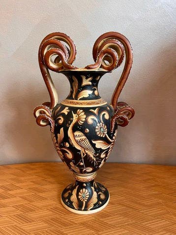 Santucci Deruta - Vase - 379/37 - Céramique, Antiquités & Art
