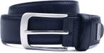 Profuomo Riem Leer Navy maat 95 Heren, Kleding | Heren, Riemen en Ceintuurs, Verzenden, Echt leder, Nieuw, Profuomo