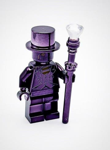 Lego Minifiguur - Minifigures - Chrome Gold Plated Mr Gold, Nieuw
