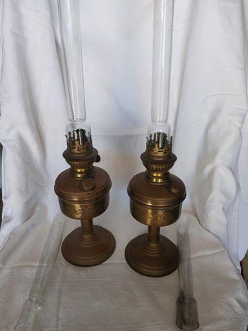 Olielamp (2) - Messing