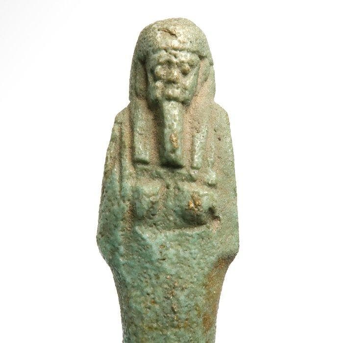 Oud-Egyptisch Faience Shabti, Antiquités & Art, Antiquités | Autres Antiquités