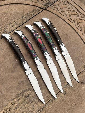 Keukenmes - Kitchen knife set - Laguiole Bougna Met Bee