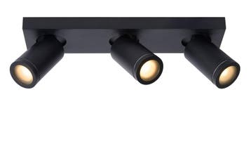 Lucide TAYLOR - Plafondspot LED Dim to warm GU10 3x5W, Verzenden, Nieuw, Netvoeding, Led