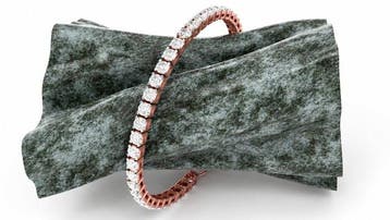 Armband - 14 karaat Roségoud - 6.94ct. tw. Diamant