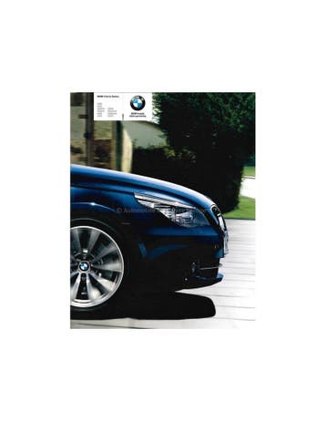 2008 BMW 5 SERIE SEDAN BROCHURE NEDERLANDS, Nieuw