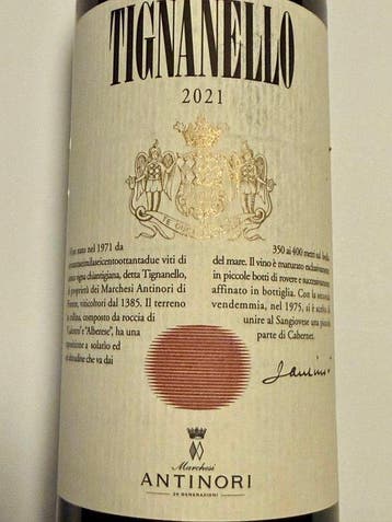 2021 Marchesi Antinori Tignanello - Toscane IGT - 1