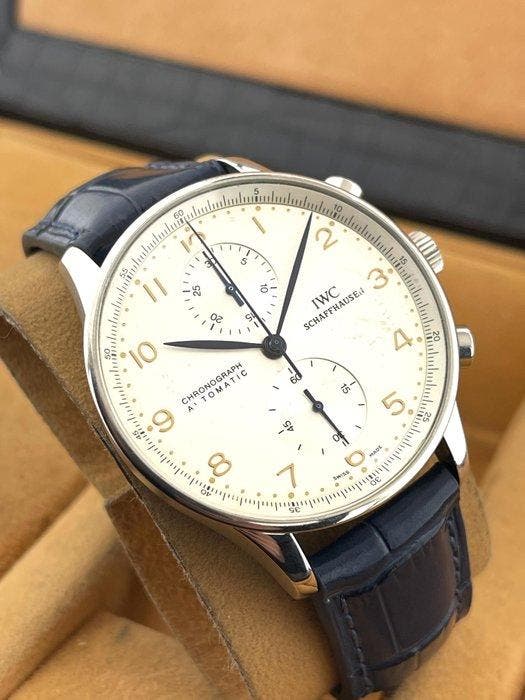 IWC - Portuguese Chronograph - Zonder minimumprijs - 2702158, Bijoux, Sacs & Beauté, Montres | Anciennes | Antiquités