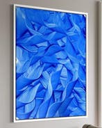 Anaïs LF - N°21 - Éclat Cobalt - Blue waves - Abstract art