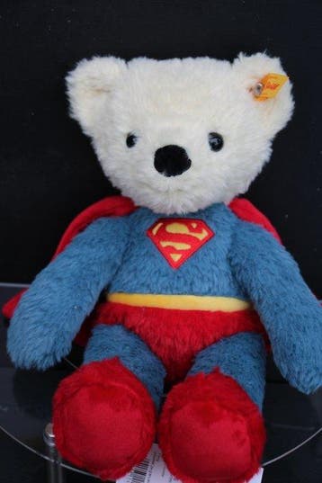 Steiff Superman, pluche, 30cm - Ours en peluche - 2020 et