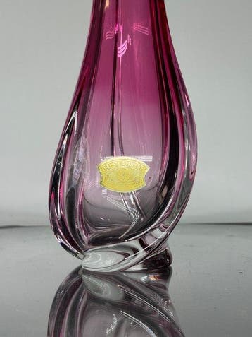 Val Saint Lambert - René Delvenne - Vase - Cristal - Vase