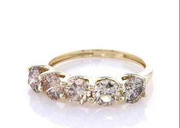 Sans prix de réserve - Bague - 14 carats Or jaune - 1.78ct.