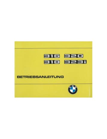 1978 BMW 3 SERIE INSTRUCTIEBOEKJE DUITS, Ophalen of Verzenden