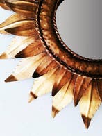 Wandspiegel - Kristal, IJzer - Zonnestraalspiegel – 55 cm