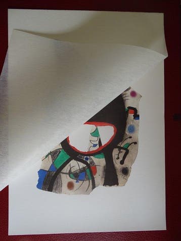 Joan Miro (1893-1983) - Testa nella notte