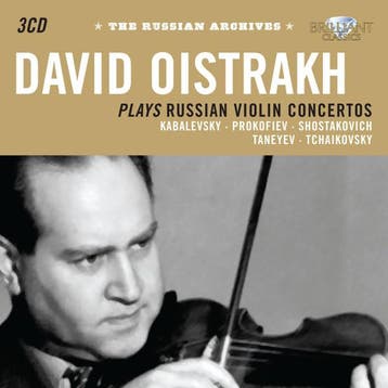 David Oistrach - Russian Violin Concertos (3xCD, 2011), Verzenden, Zo goed als nieuw
