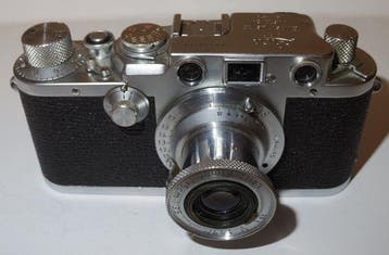 Leica IIIf rangefinder - 1950 - Elmar 3.5/5cm - working