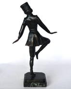 Sculpture, Dancer - 33.8 cm - Bronze, Marbre