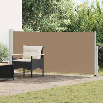vidaXL Uittrekbaar Zijscherm 120 x 300 cm Polyester, Verzenden, Nieuw