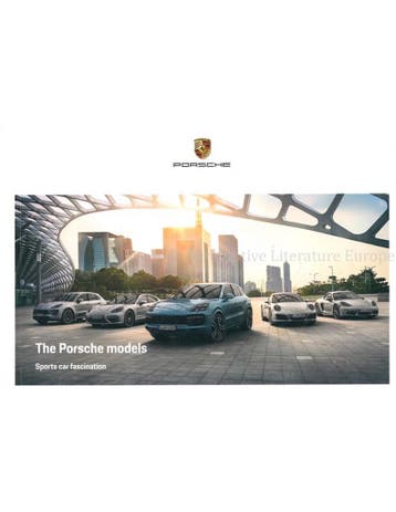 2018 PORSCHE PROGRAMMA BROCHURE ENGELS, Nieuw