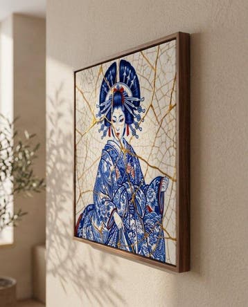 MEDSAN - Kintsugi Geisha Porcelain () - UNIQUE EDITION