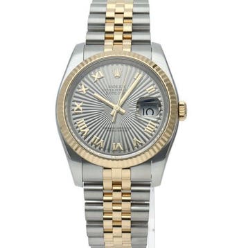 Rolex - Datejust 36 Mens Watch Jubilee Sunbeam Dial -