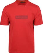 Napapijri T-shirt Logo Rood maat Maat 48/50 (M) Heren, Vêtements | Hommes, T-shirts, Verzenden