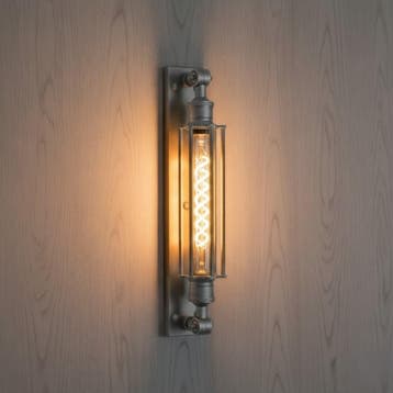Wandlampen Messing Wandlamp Astor Antiek Zilver, Verzenden, Nieuw
