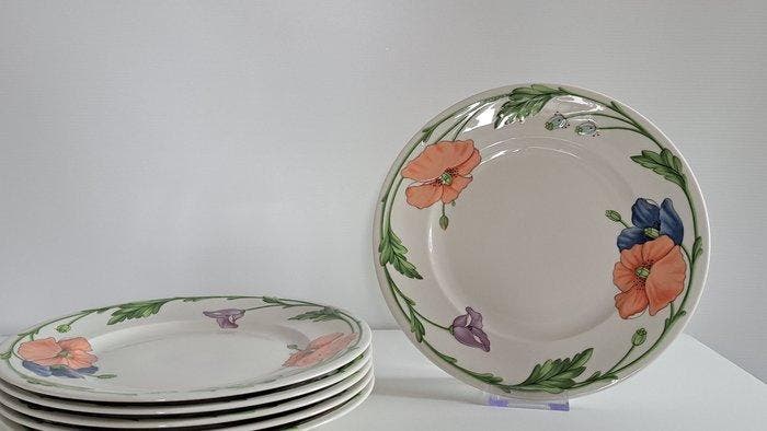 Villeroy & Boch - Bord (6) - Amapola - Vitro-Porzellan - als, Antiek en Kunst, Antiek | Meubels | Tafels