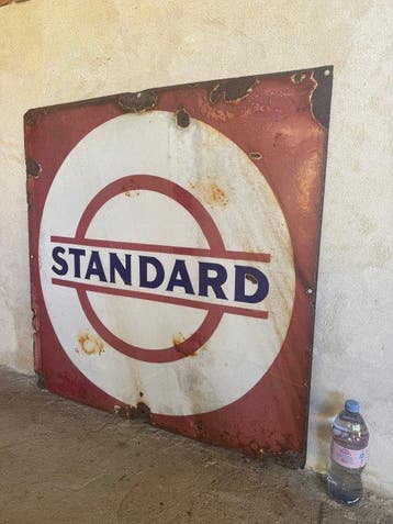 Emailleplaat STANDARD Oil Sign - Tankstation / Garage - ca.