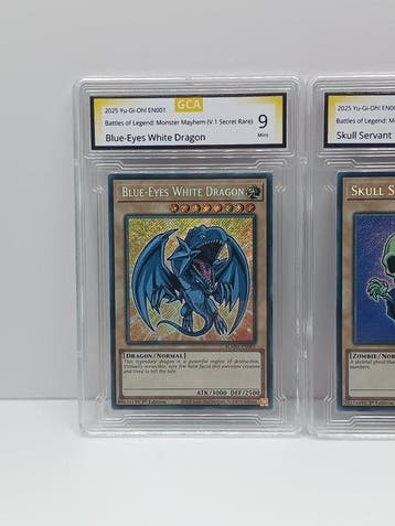 Konami - 2 Card - Yu-Gi-Oh! - Blue-Eyes White Dragon & Skull, Nieuw