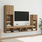 vidaXL TV Wandmeubels Wandgemonteerd 4 pcs Artisan Eiken, Verzenden