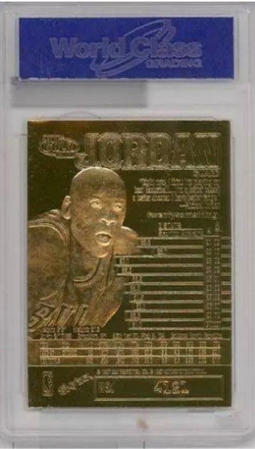 1997/98 Skybox Z-Force, 23KT Gold Michael Jordan - WCG 10, Nieuw