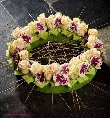OASIS® Naylorbase Ring oase voor verse bloemen 35 cm, Huis en Inrichting, Nieuw