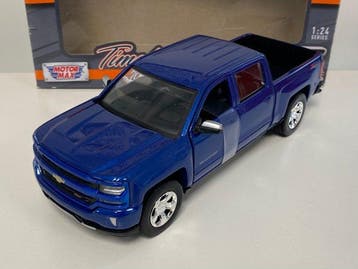 Motormax 1:24 - Modelauto - Chevy Silverado 1500 LT Z71 Crew